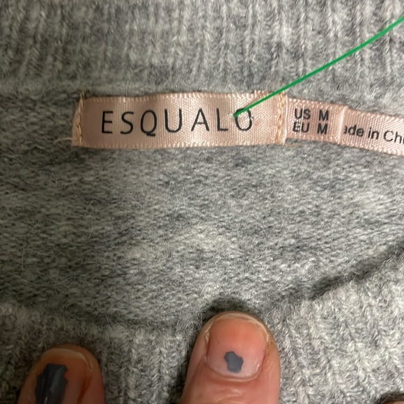 Esqualo oversized wide bell sleeve sweater - Picture 2 of 8